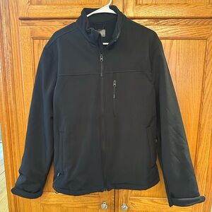 Men's Classic Black Windbreaker Jacket